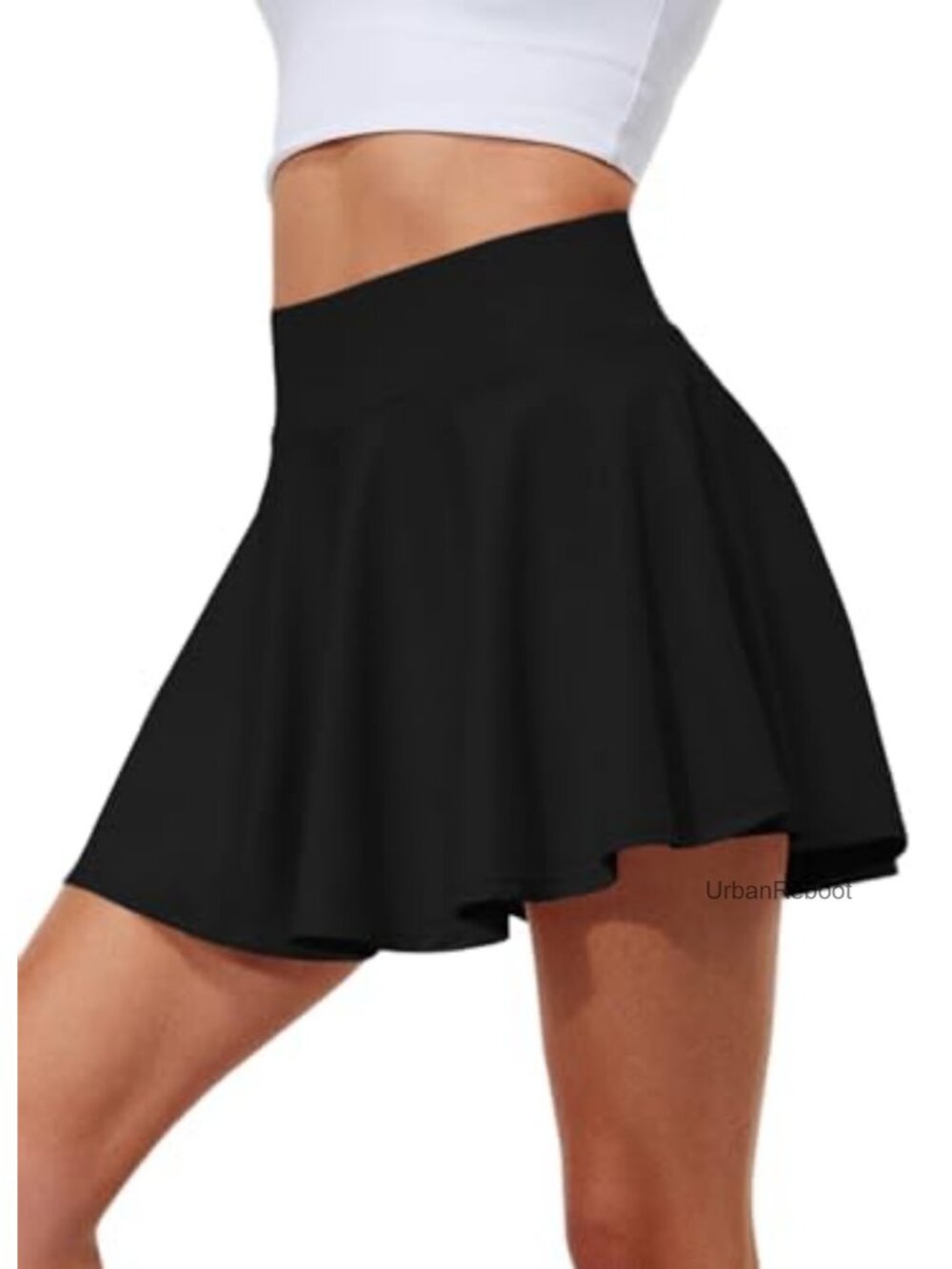 Pleated Tennis Skirt High Waisted Golf Skort with Pockets Tummy Control Women's